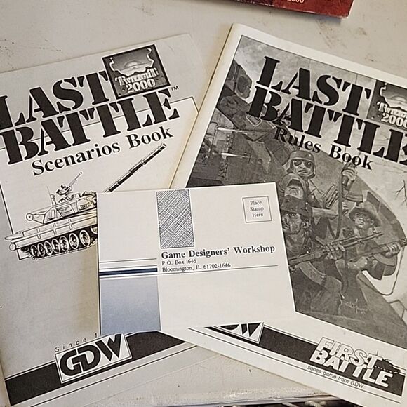 Last Battle Twilight 2000 Board Game GDW 1989 Missing Dice - Picture 5 of 7